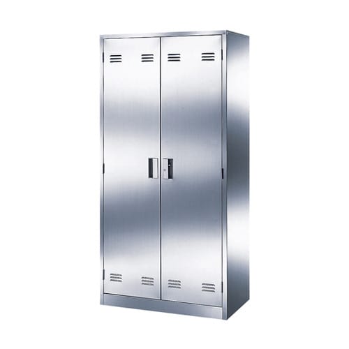 ステンレス掃除用具入れ