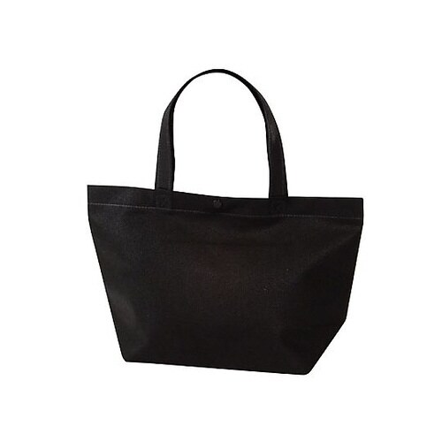 不織布バッグ 船底ホック付き 特小 黒 200枚入