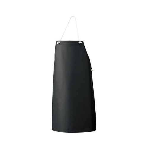 レザーエプロン ブラック