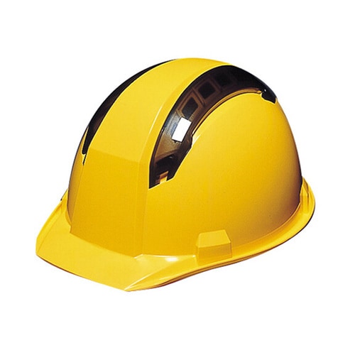 大型通気孔ヘルメット ライナー付 黄