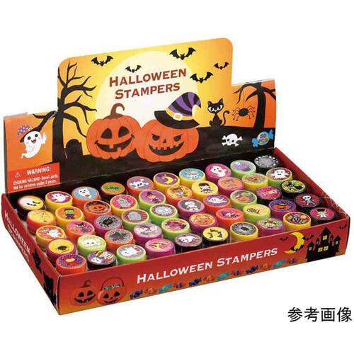 ハロウィンラウンドスタンプ おもちゃ景品 50個