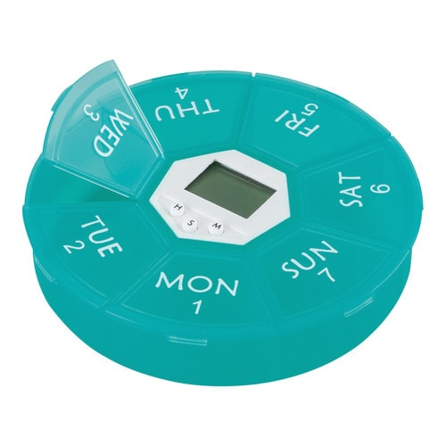 アラーム付きお薬ケース グリーン