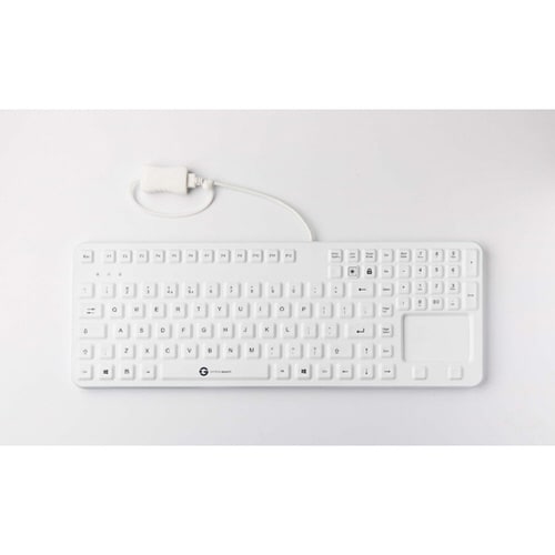 洗えるシリコンキーボード IP68保護