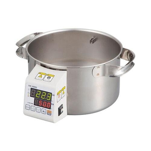 ECオイルバス 丸型 デジタル 取手付