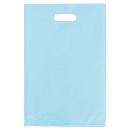 ポリ袋ハード型 ブルー 25×40cm