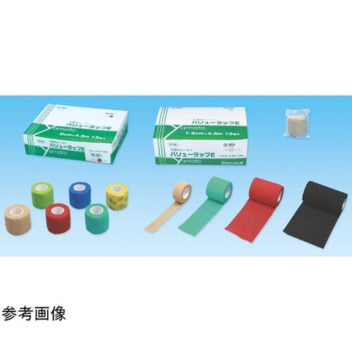 バリューラップE 10cm×4.5m 赤 6巻入