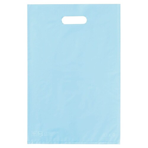 ポリ袋ハード型 ブルー 30×45cm