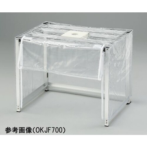 折りたたみ簡易型除塵フード 制電カバー