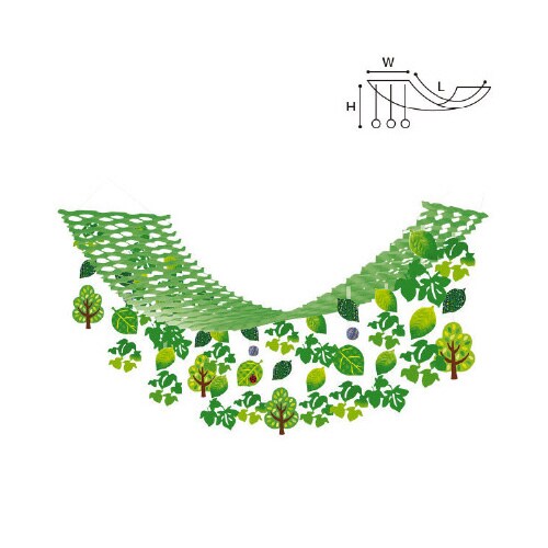 新緑グリーンプリーツハンガー