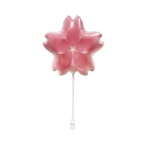 桜バルーン(スティック&クリップ付き)