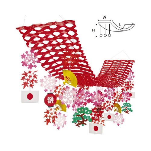 日本の四季プリーツハンガー