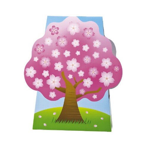 紙製 桜立ち木POP