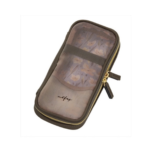 ノフェス ラウンドメッシュペンケース ブグレー×2