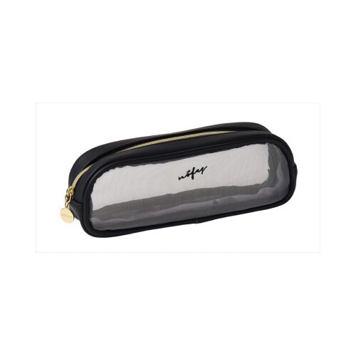 ノフェスメッシュペンケースストラクチャブラック×2