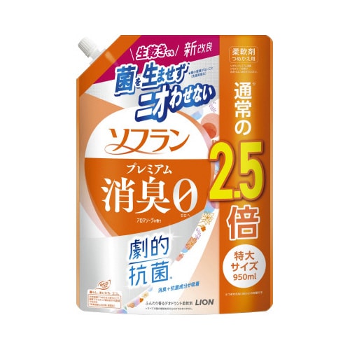 ソフランプレミアム消臭替 アロマソ−プ 950ML
