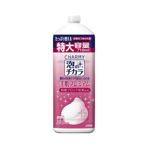 CHARMY泡のチカラ 手肌P詰替大型 710ml