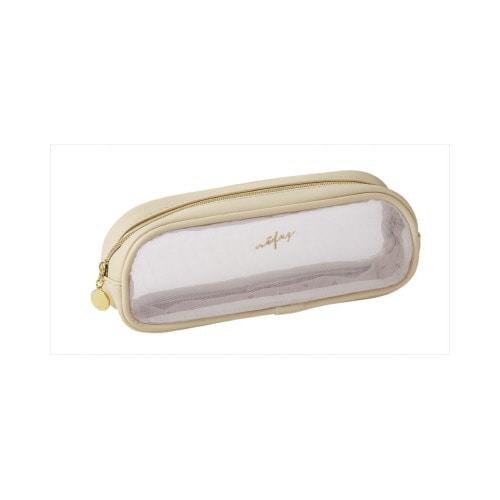 ノフェス メッシュペンケース バニラホワイト 2個