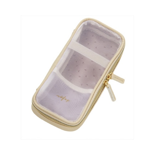 ノフェスラウンドメッシュペンケース ホワイト2個