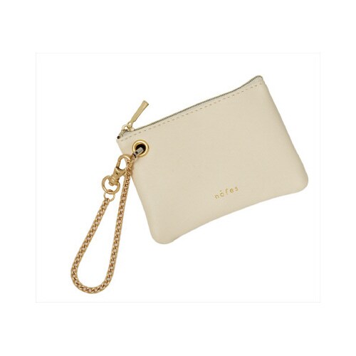 ノフェス リール付キー&パスポーチ ホワイト 2個