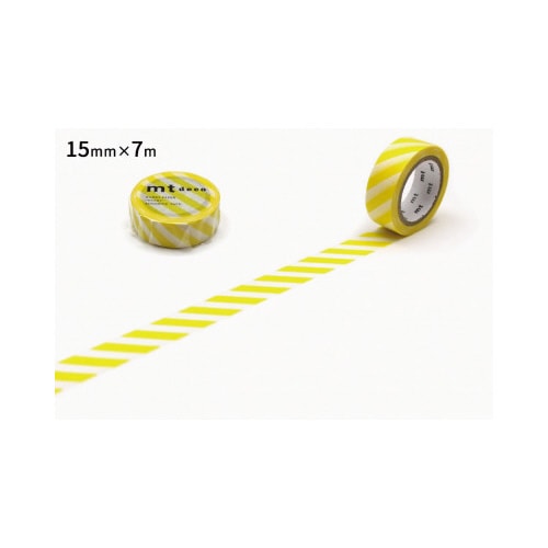 mt 1P ストライプ・レモン