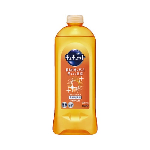 キュキュット オレンジ 詰替用 370ml×4