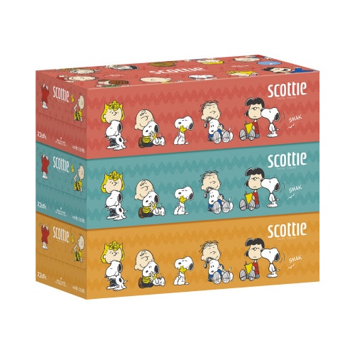スコッティティシュースヌーピー220組×3箱18P