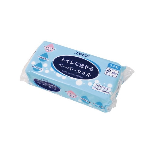 エルモアトイレに流せるペーパータオル120組×36