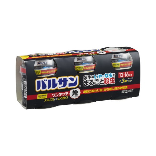 バルサンワンタッチ煙40g×3 12−16畳用×5