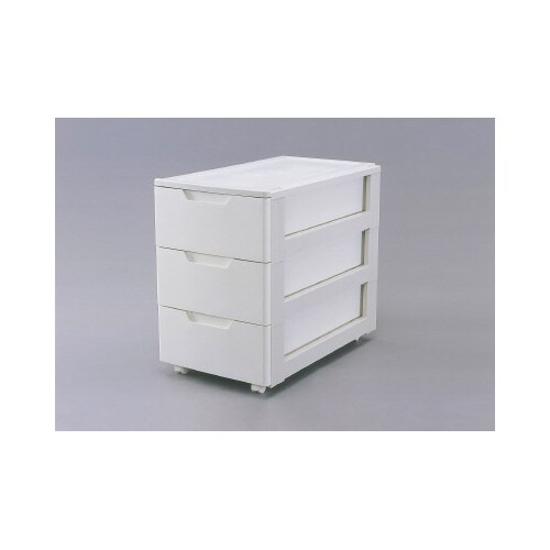 ロングチェスト ホワイト/ベージュ