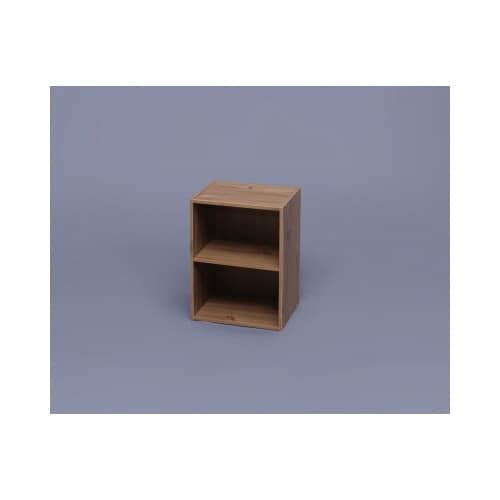 モジュールボックス可動棚 2段 ナチュラル