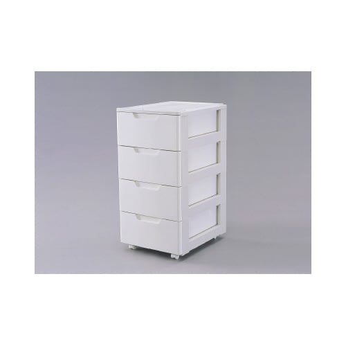 ロングチェスト ホワイト/ベージュ