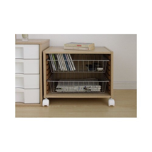 CBボックス用バスケット 幅380 シルバー