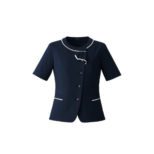 オーバーブラウス AJ0858 ネイビー 15号