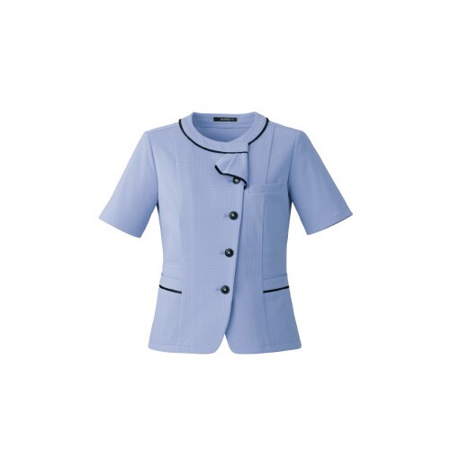 オーバーブラウス AJ0858 ブルー 5号