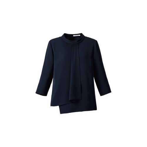 七分袖ブラウス BCB4102 ネイビー S