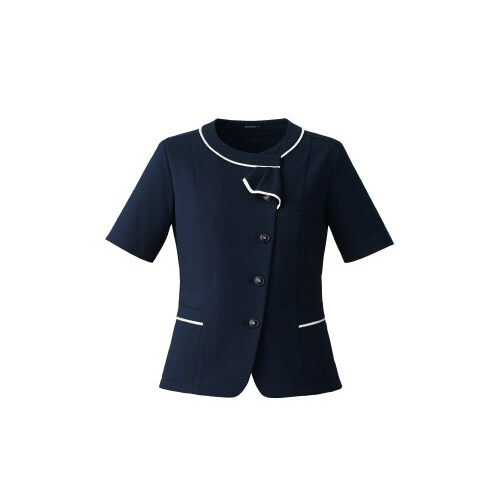 オーバーブラウス AJ0858 ネイビー 7号