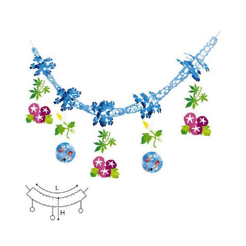 涼風朝顔ガーランド