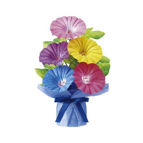 朝顔ラッピングポット10個