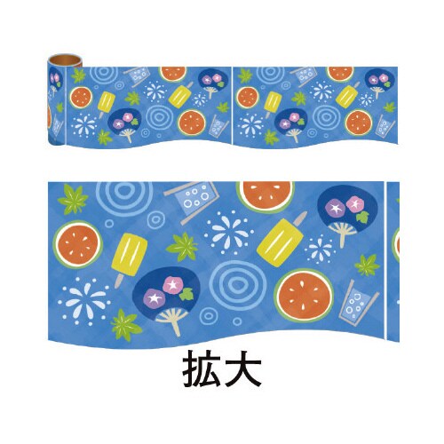 かんたんロール幕 夏イメージ
