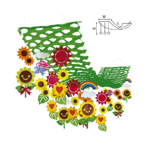 にっこりひまわりプリーツハンガー