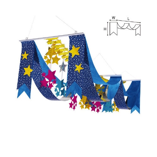 きらきら星プリーツ2連ペナント