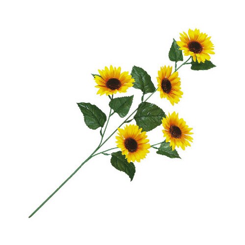 ひまわりスプレー3本枝(5輪)2本