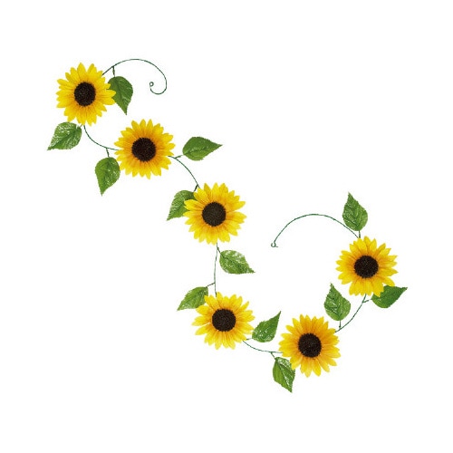 ひまわり ローコストガーランド3本
