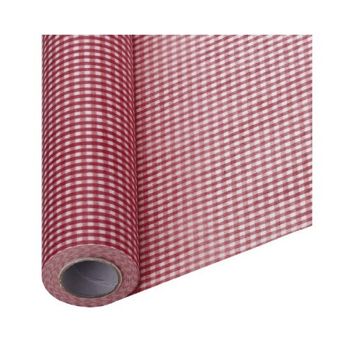 フラワーラップ レインボーチェック (ピュアレッド