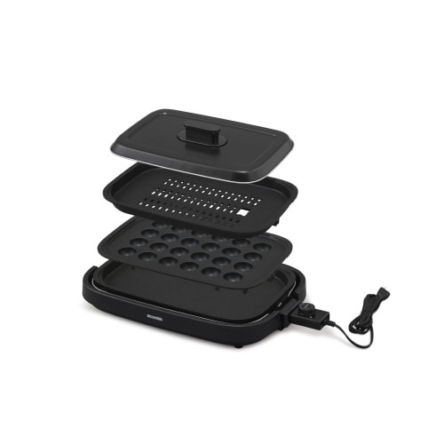 網焼き風ホットプレート 3枚プレート