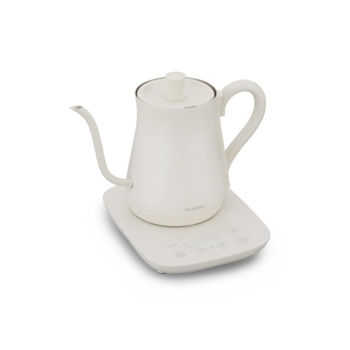 電気ケトル 温度調節付 ホワイト