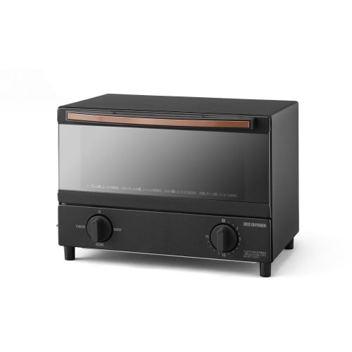 スチームオーブントースター 2枚焼き ブラック