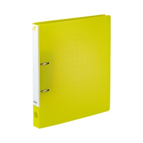 リングファイル スマートスリム A4 イエロー