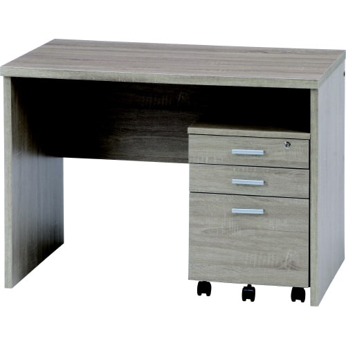 デスク2点セット ホワイトオーク