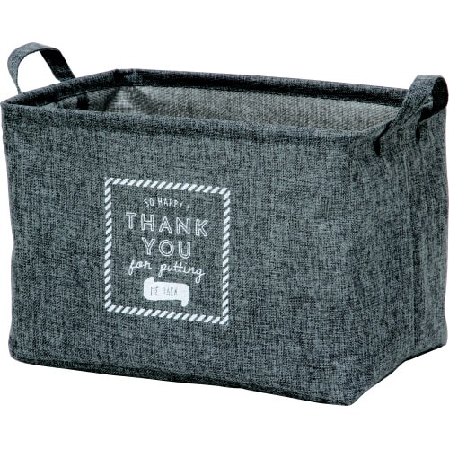 ファブリックボックススクエア GY 6個